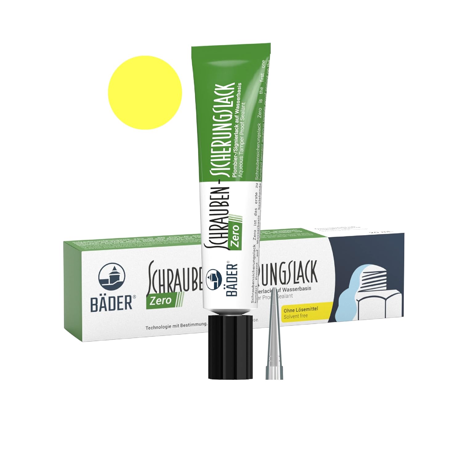 Original BÄDER Torque Sealant Tamper Proof Indicator Zero Color Yellow