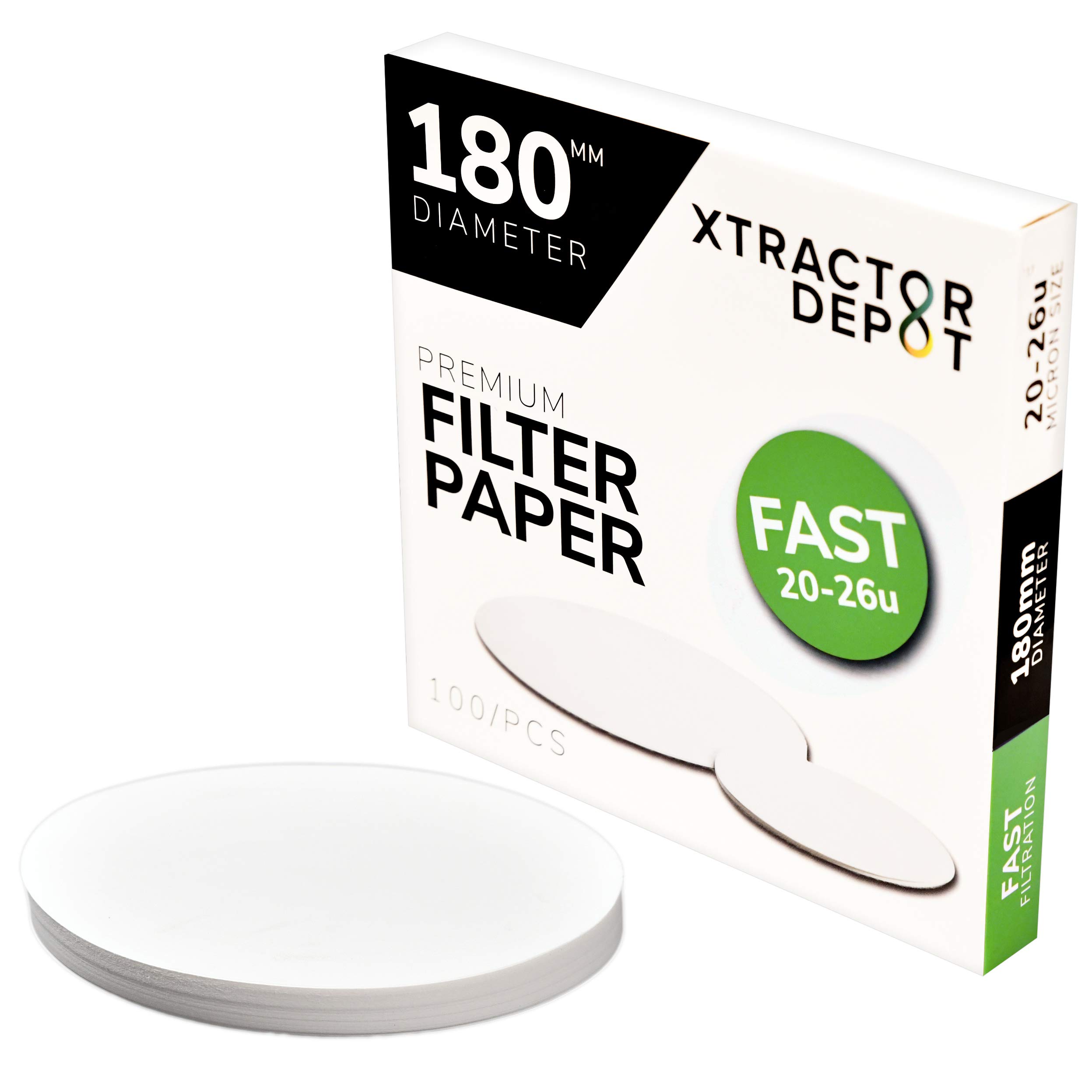 Buy Xtractor Depot 180mm Premium Qualitative Chemistry Lab Filter Paper