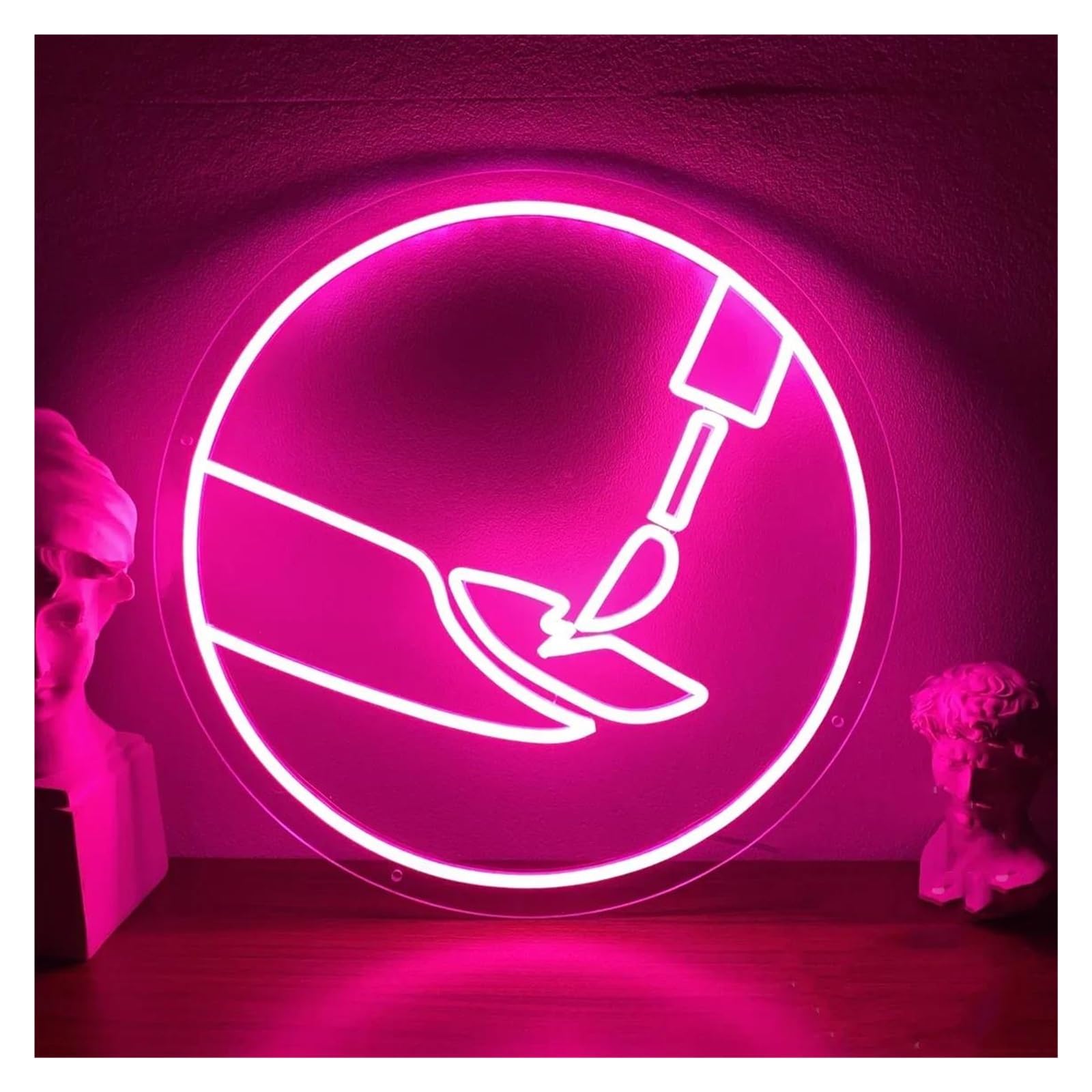 LEMST Signs Lamp Nail Makeup Artist Neon Sign,Beauty Salon Decor,Beauty Room Wall Art,Makeup Neon Sign 34cmx34cm