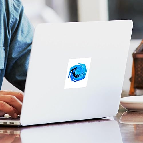 Miniatura 6 de CafePress Pegatina cuadrada para parachoques de Kiteboard