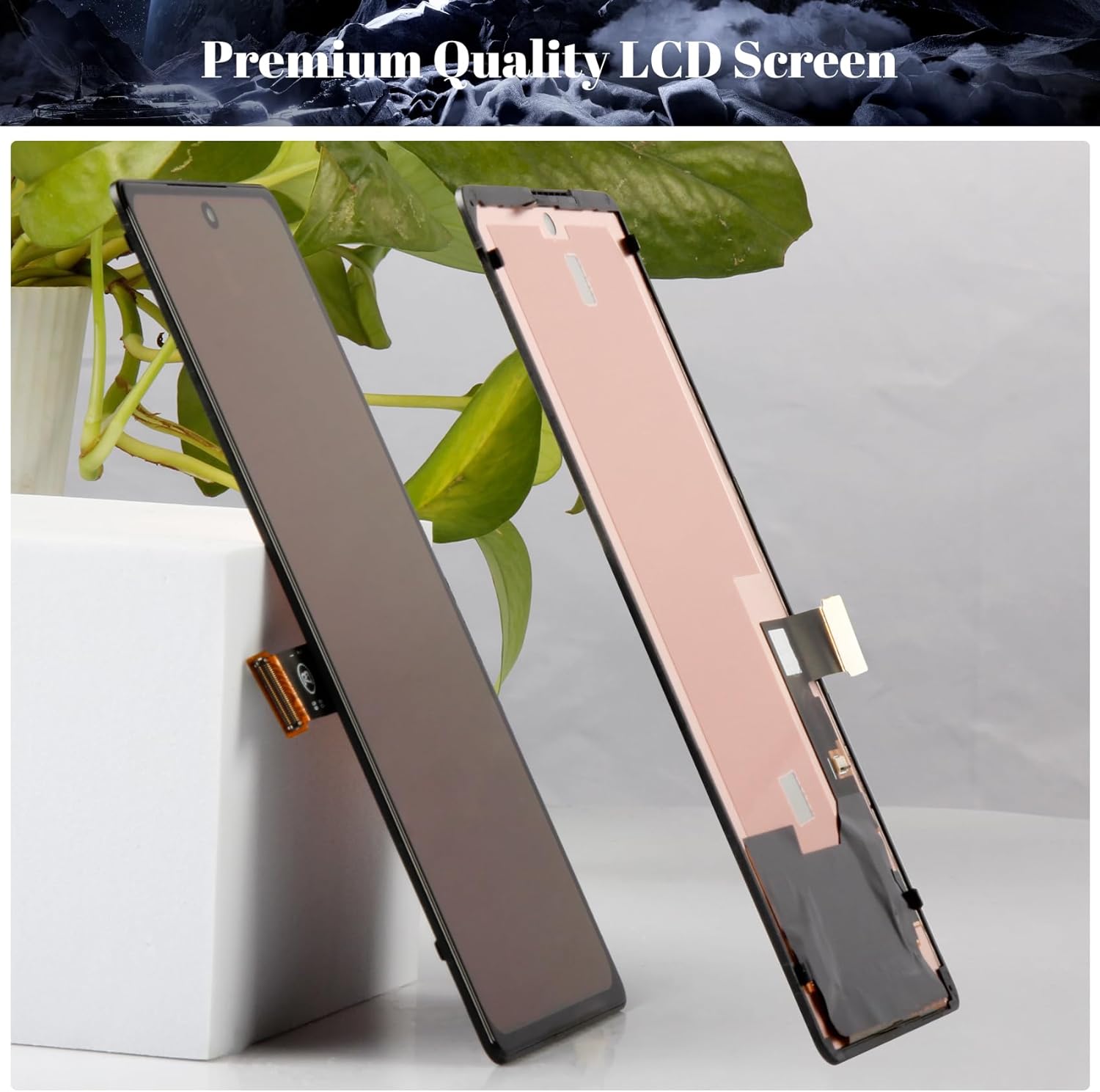 OLED for Google Pixel 6 Screen Replacement for Google Pixel 6 LCD Digitizer for Google Pixel 6 Touch Screen Display Assembly Repair Kits with Frame GB7N6 G9S9B16 (with Fingerprint, Not Original)