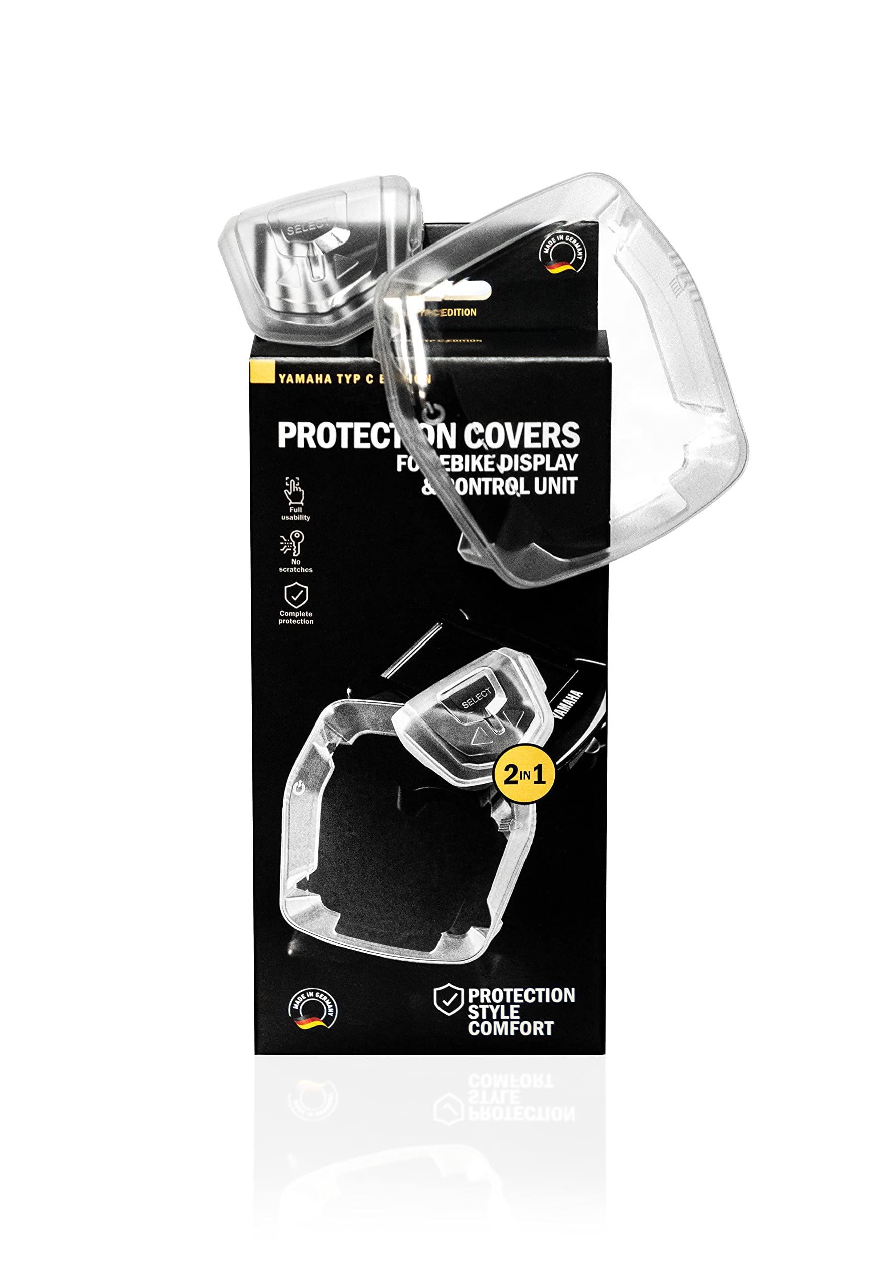 Coque Yamaha Type C 2in1 protège écran et unité contrôle VAE
