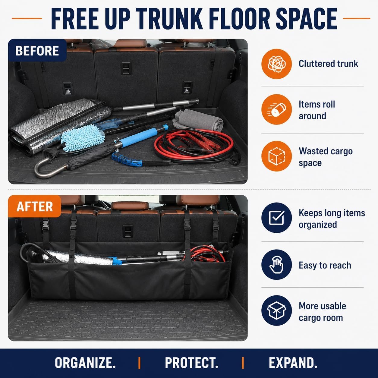 Organizador de Cajuela para Ford Ranger Wildtrak (2016-2024