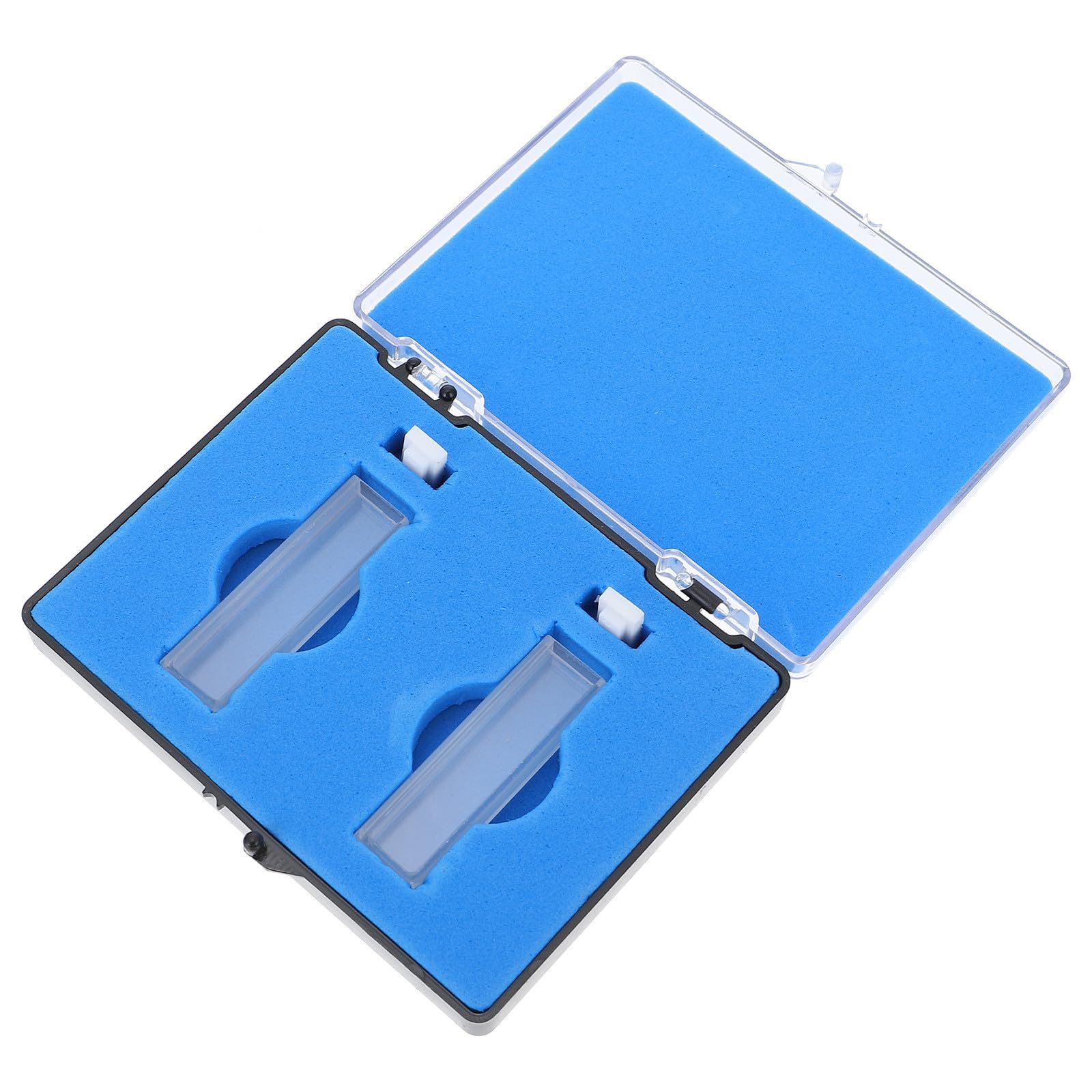 Cubetas para espectrofotómetro de 5 mm resistentes y prácticas con azul ópticas para análisis