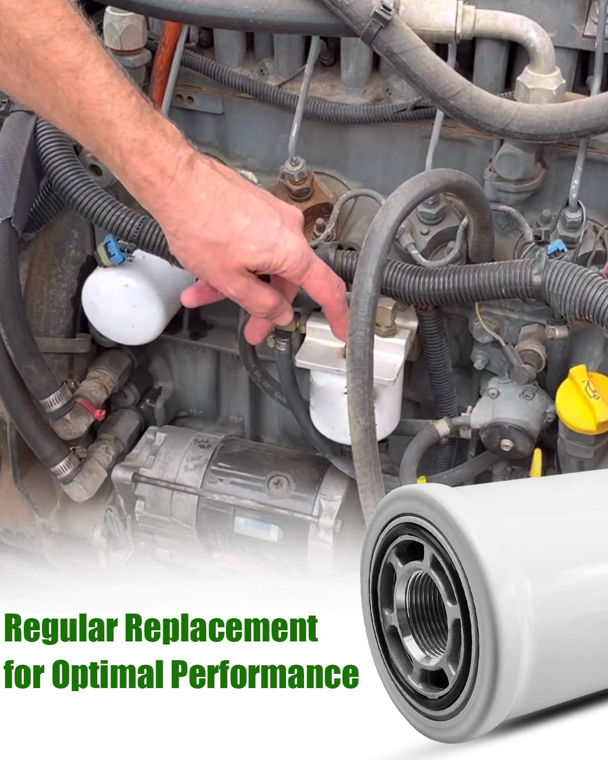 Engine Maintenance Filter Kit Fit for Bobcat 863 863G 864 864G 873 873G 883 T200 A300 A220 S250, Air Fuel Oil Filter Replace 6667352 6665603 6661248 6666375 6666376