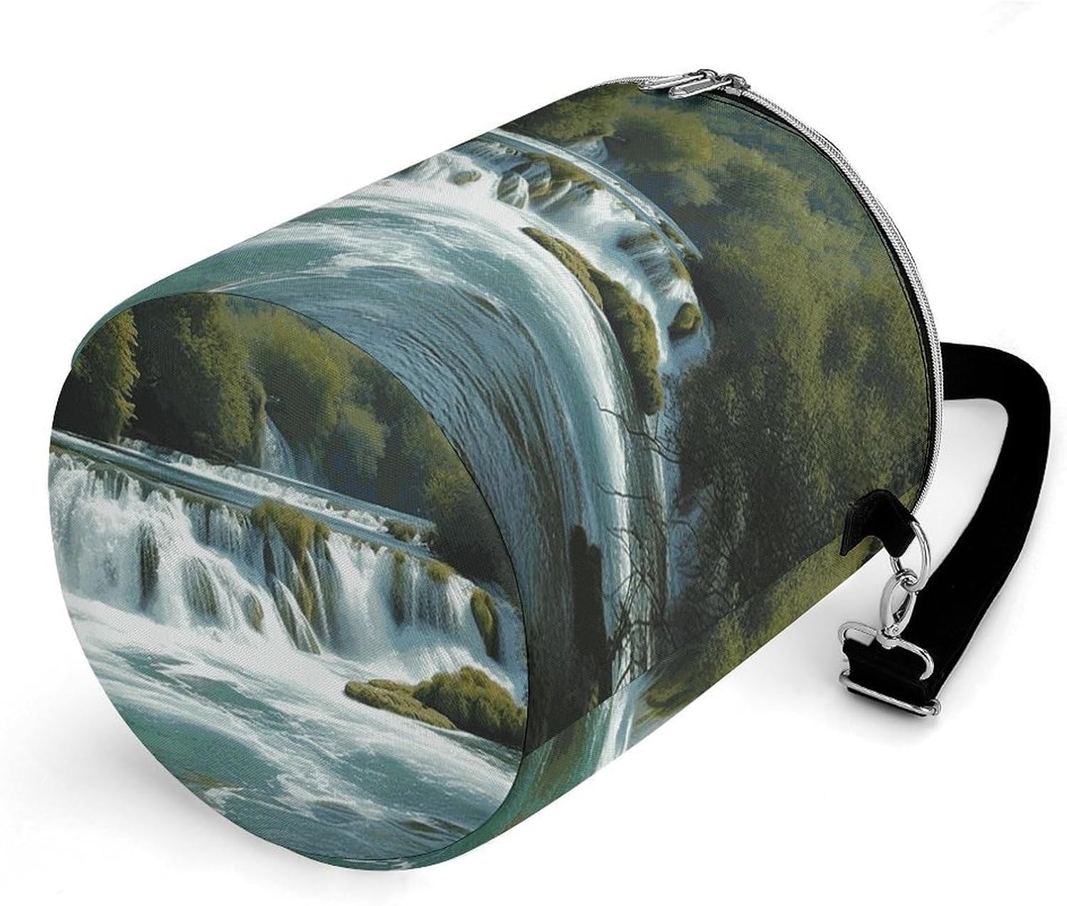 Waterfalls on Krka River Lunch Bag 15L, Insulated Picnic Basket with Leakproof Design - Large Cooler Tote for Camping, Beach, Hiking & Groceries