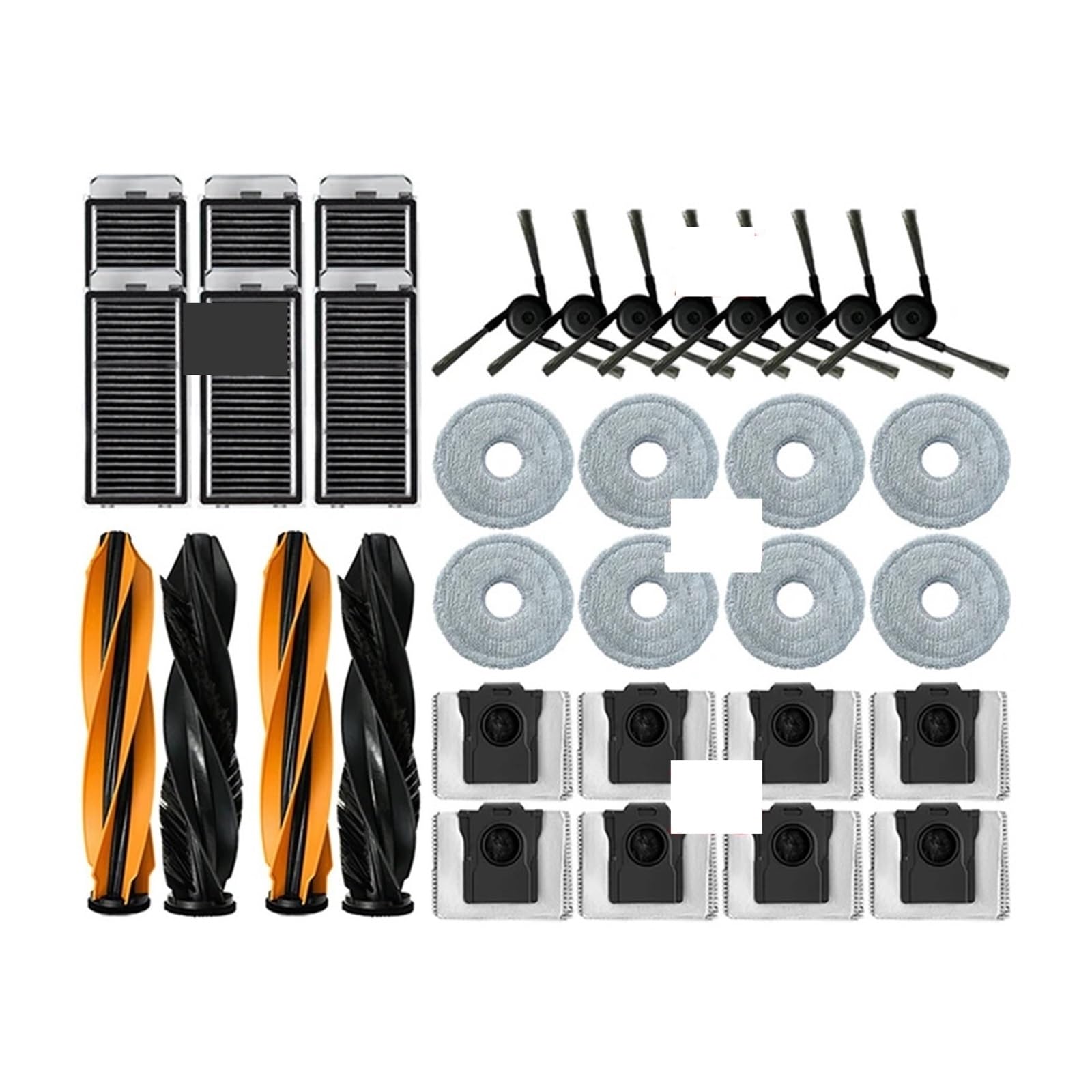 PPVWEY Cleaner Accessories Main Side Brush HEPA Filter