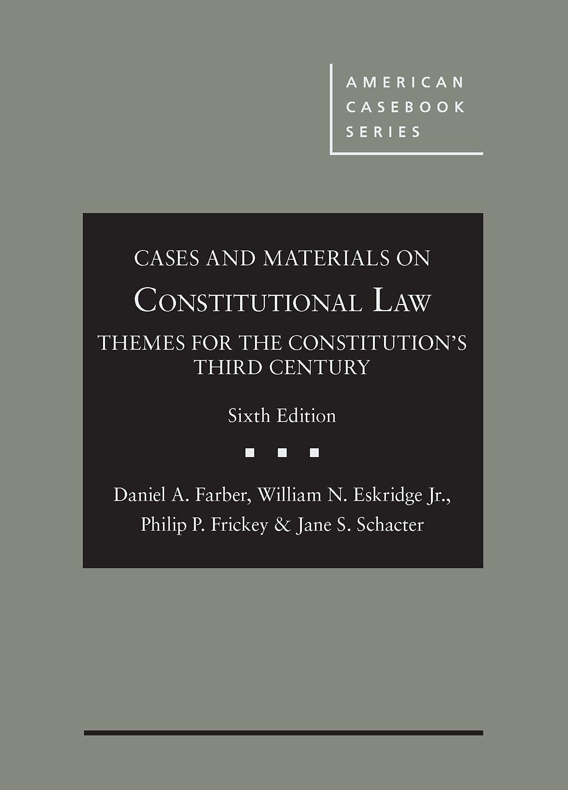 Buy Cases and Materials on Constitutional Law: Themes for the Constitution's Third Century (American Casebook Series) — BookShops.in