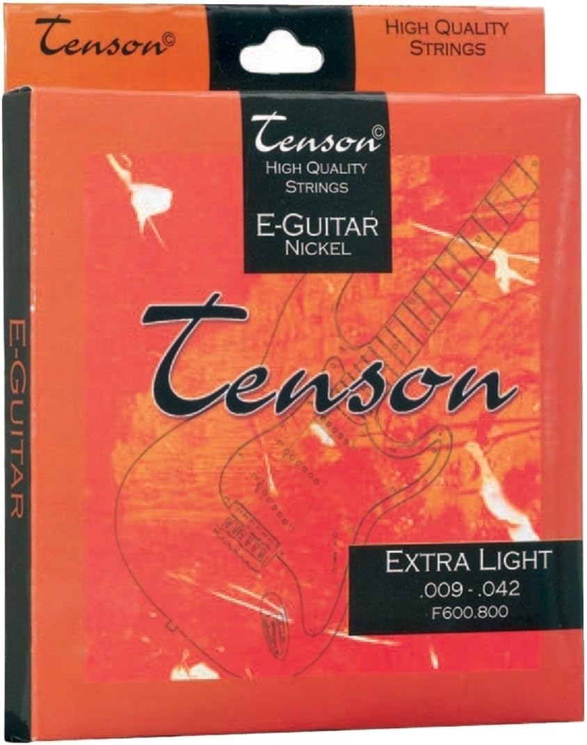 Tenson E-Guitar Nickel, Extra Light