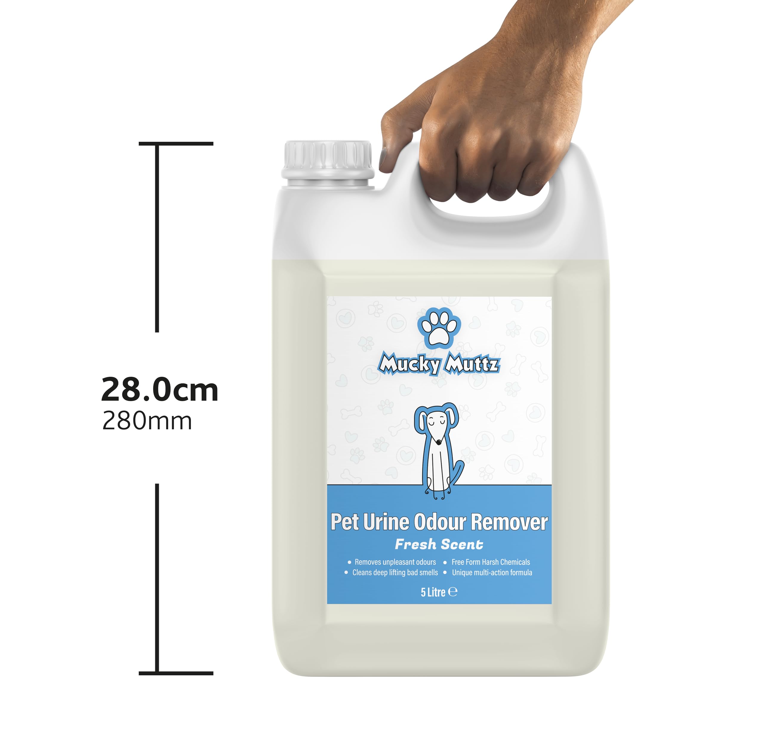 Éliminateur d'odeurs d'urine d'animaux domestiques 5 litres