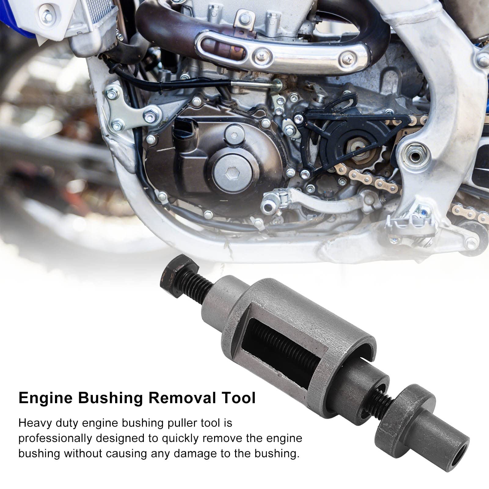 Klanata M10 Thread Engine Bushing Removal Tool, Heavy Duty Design for GY6 50-150c c Scooters, Compatible with 139QMB, 152QMI, 157QMJ Engines