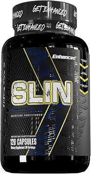 Enhanced Labs SLIN 11-in-1 Clinical Glucose Disposal Agent GDA - Optimizes Natural Glucose Response & Carb Utilization - Muscle Glycogen Matrix - Berberine HCl, Bitter Melon, ALA - 120 Capsules