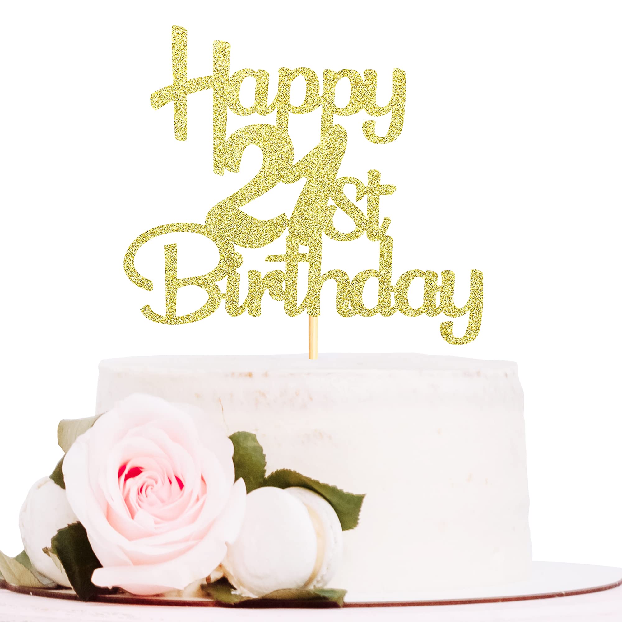 Topper Per Torta 13° Compleanno – Glitter Argentato – 16x14 Cm – Cartoncino 300g/m²