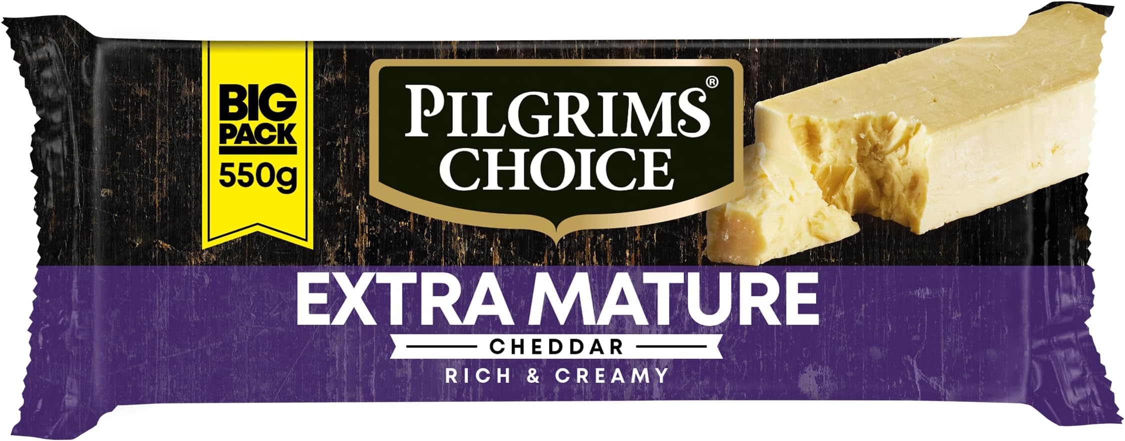 Pilgrims Choice Extra Mature Cheddar, 550 g