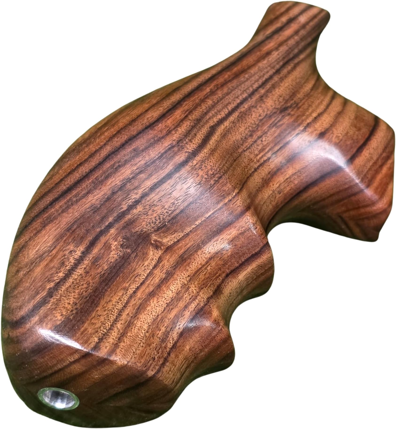 S&W K & L Frame Round Butt Smooth Hardwood Full Size Grip, PAU Ferro - 19300