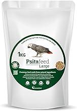Psitafeed Large - Insect Protein Feed for Parrots and Cockatiels 1 kg with Apple, Orange and Pear - European Manufacturing and Breeding - Davianfeed