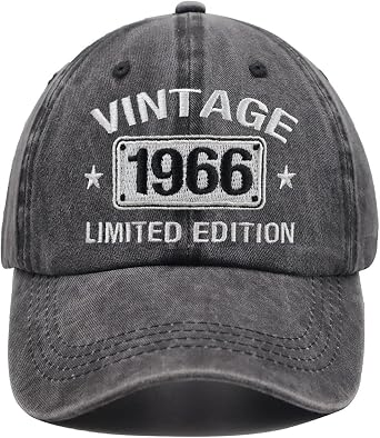 Vintage 1974 1973 1972 1971 1970 1969 1968 1967 1966 1965 Limited Edition Adjustable Embroidered Baseball Cap