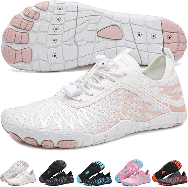 Hike Barefoot Shoes Womens Men,Unisex Barefoot Water Shoes Breathable, Anti-Slip Hiking Footwear for Athletic Wide Toe Shoe Footwear for Hiking, Walking, Running, Yoga, and Water Sports