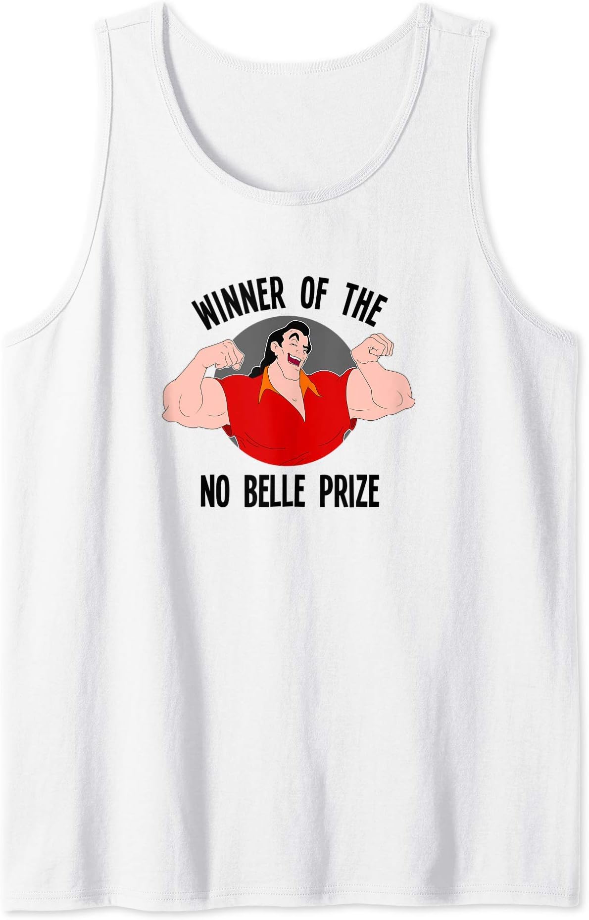 DisneyBeauty And The Beast Gaston Winner Of No Belle Prize Tank Top