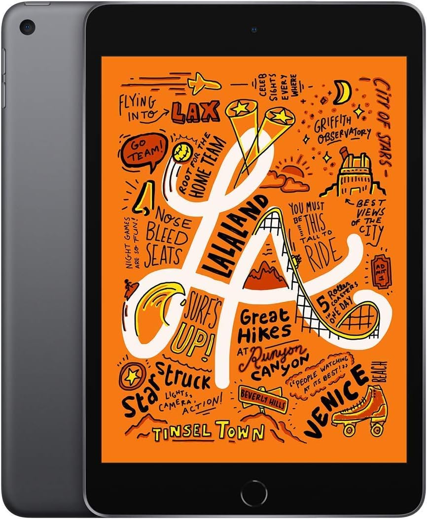 Apple iPad mini (5.ª generación, 7,9 pulgadas, 2019), 64 GB, Wi-Fi, gris espacial (Renovado Premium)