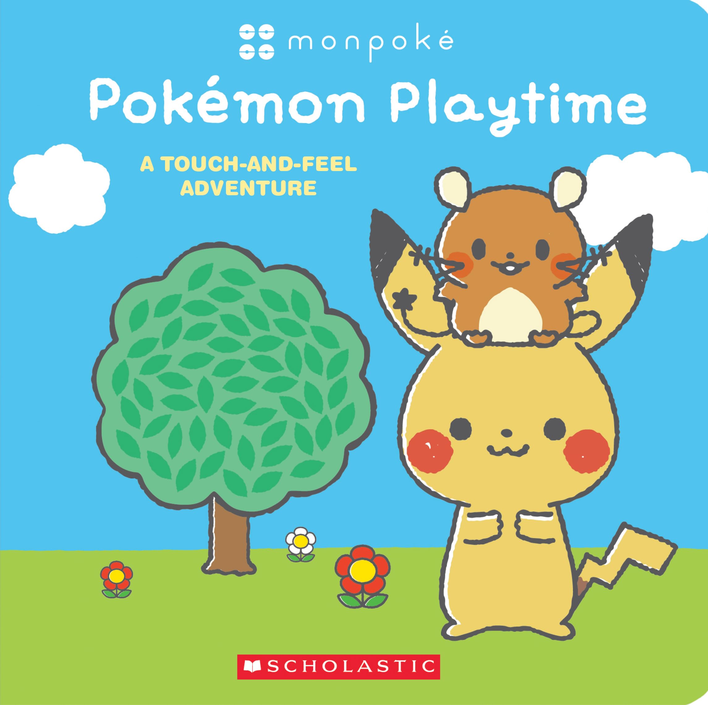 Monpoke Pokemon Playtime TouchandFeel Book by Scholastic Inc HARDBACK