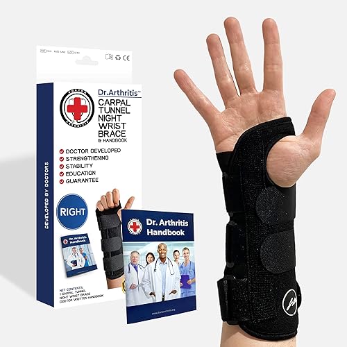 Doctor Developed Carpal Tunnel Wrist Brace for Night Support -