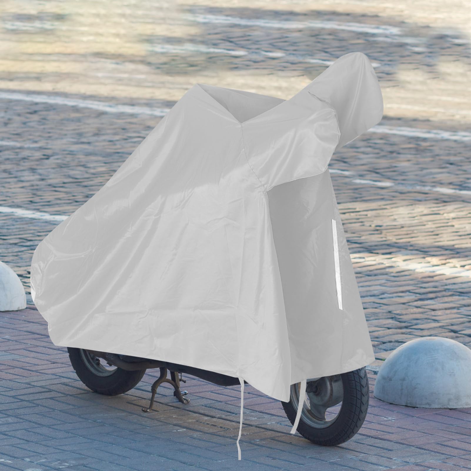 Zerodeko Housse de Protection pour Moto et Vélo, Imperméable, Tissu Oxford, Protection la Pluie, Retrait Rapide, Usage Extérieur