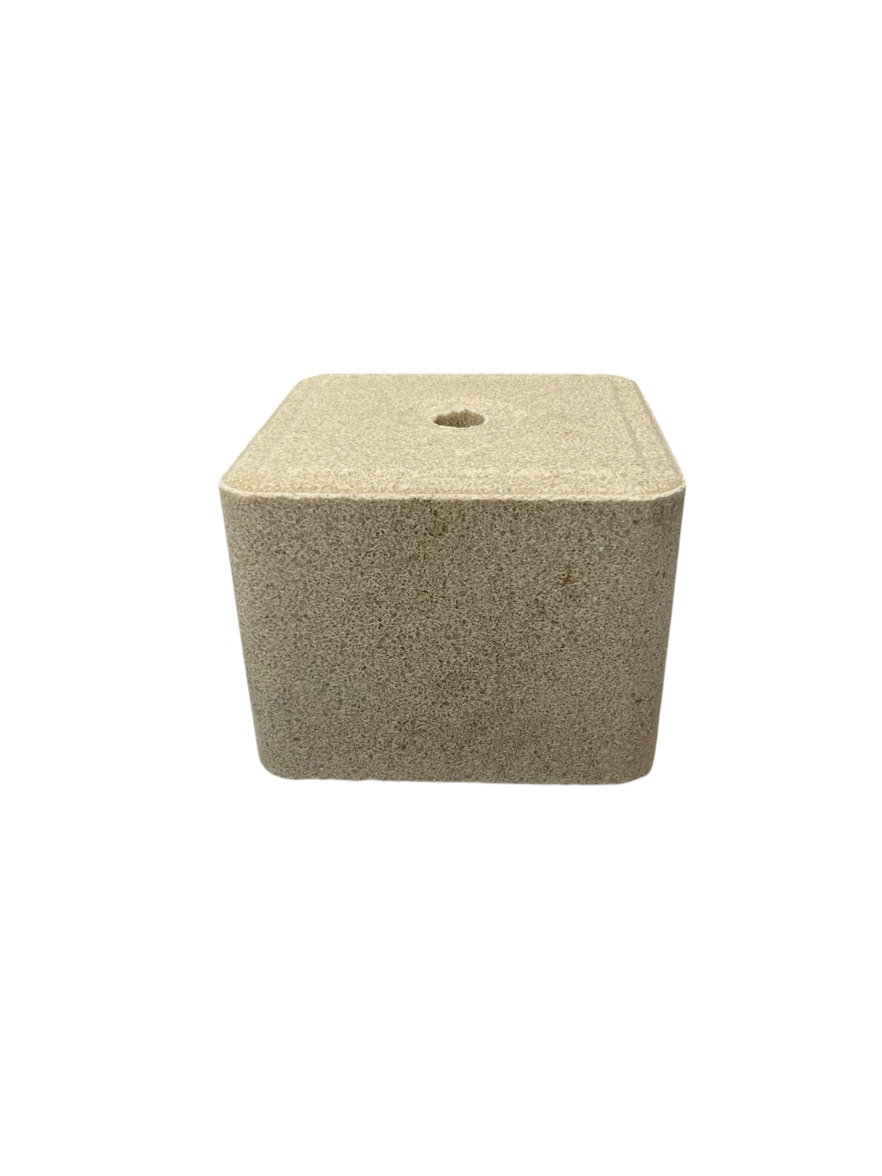Salzblock für Tiere, 10 kg, Leckblock für Mineralsalze.