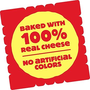 Cheez-It Cheese Crackers, Baked Snack Crackers, Lunch Snacks, Family Size, Extra Toasty, 21oz Box (1 Box)