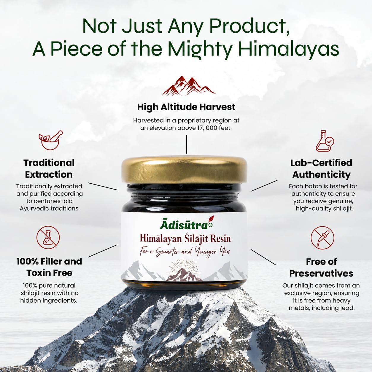 Himalayan Shilajit Resin - 30gm | 76.7% Fulvic Acid | Lab Tested Ayurvedic Shilajeet | Natural Supplement for Energy, Stamina, Brain Health, Vitality & Overall Wellness — Amazon image 4