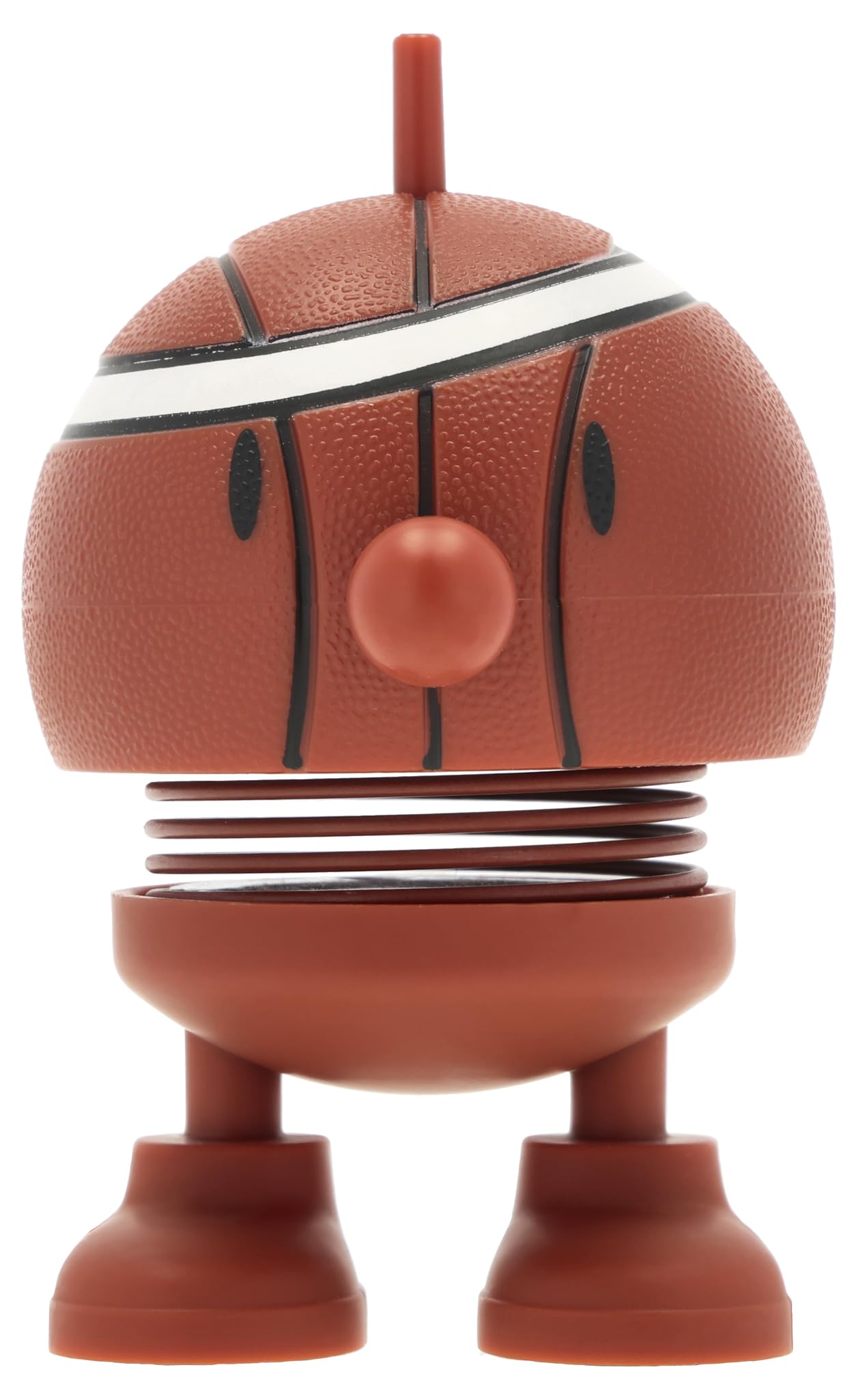 Hoptimist Basketball Bumble – Wobbly Figure Decoration for Basketball Fans and Sports Enthusiasts – Scandinavian Desk and Office Gadget – Fun Gift for Players