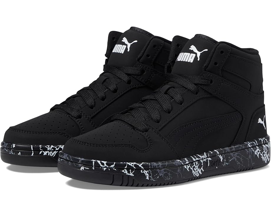 PUMA Kids Rebound Layup Nubuck Mountain Park Basketball (Big Kid) - Pair View