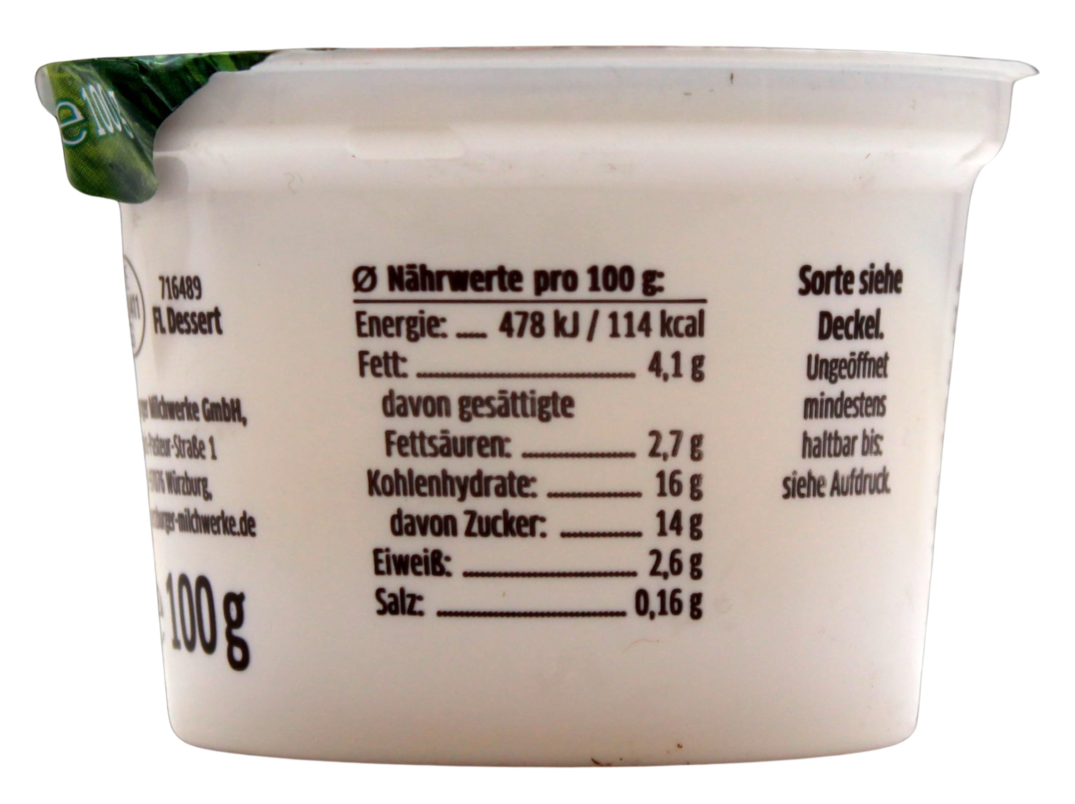 Franken Land Dessert 4-fach sortiert Espresso, Salted Karamell, Latte Macchiato und Käsekuchen Geschmack, 20er Pack (20 x 100g)