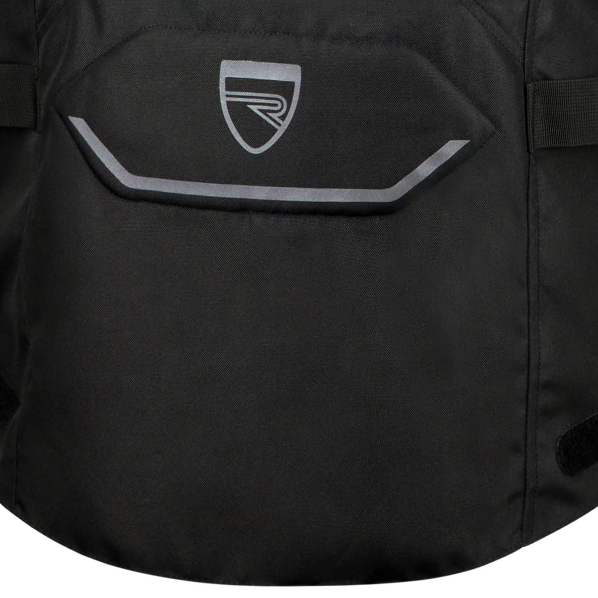 CURVE Chaqueta moto Boron Waterproof, Negra, Impermeable, Espaldera EVA, Protecciones hombros y codos Nivel 2, Adultos, Hombre, Mujer, todas las estaciones, clase A, CE