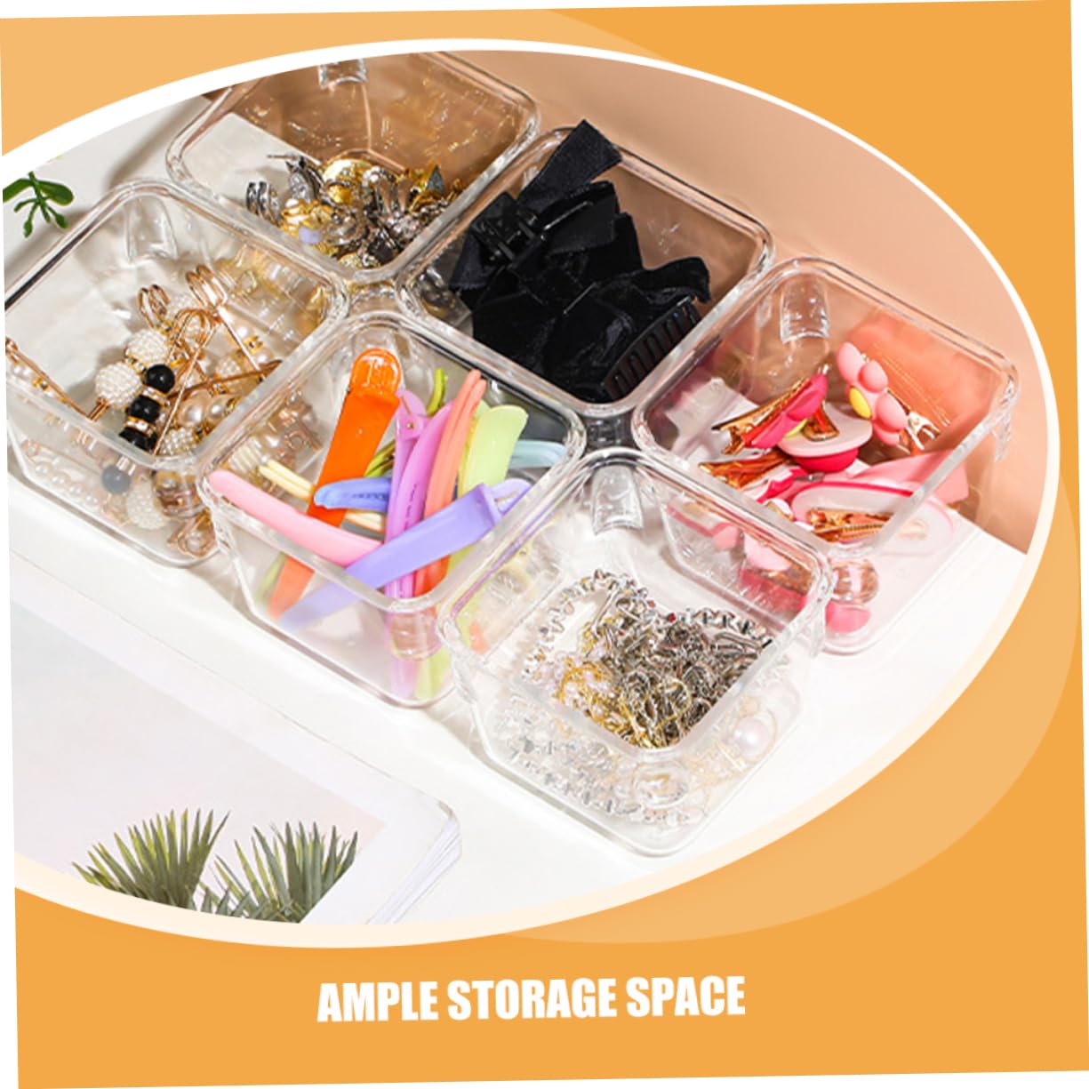 Organizzatore da Cassetto Trasparente Pet 15 Pezzi, 4 Misure | Cucina e Ufficio, Spazio Capiente e Facile da Pulire, Vassoi Modulari per Oggetti Vari