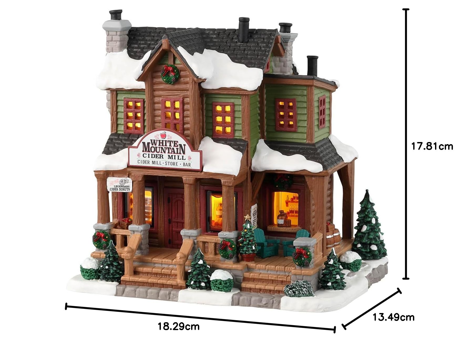 Lemax 35071 Vail Village Lighted Building: White Mountain Cider Mill