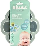 BÉABA - Vasetti Multipli in Silicone - Qualità Premium - Resistenza Termica Estrema - Forno e Microonde - 6 Scomparti Separati - Ermetico - Fabbricati in Francia - 6 x 150 ml - Verde Salvia - 2
