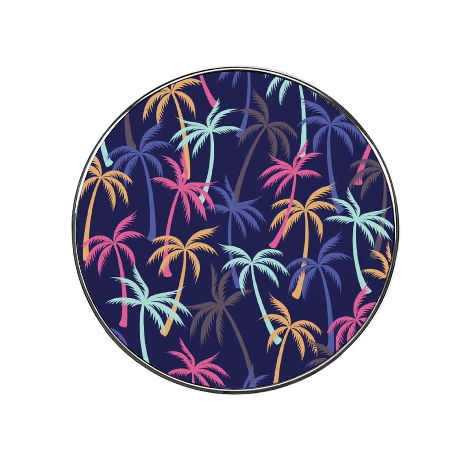 Palm Tree Alloy Fridge Magnet For Office Cabinet Refrigerator Whiteboard Photo