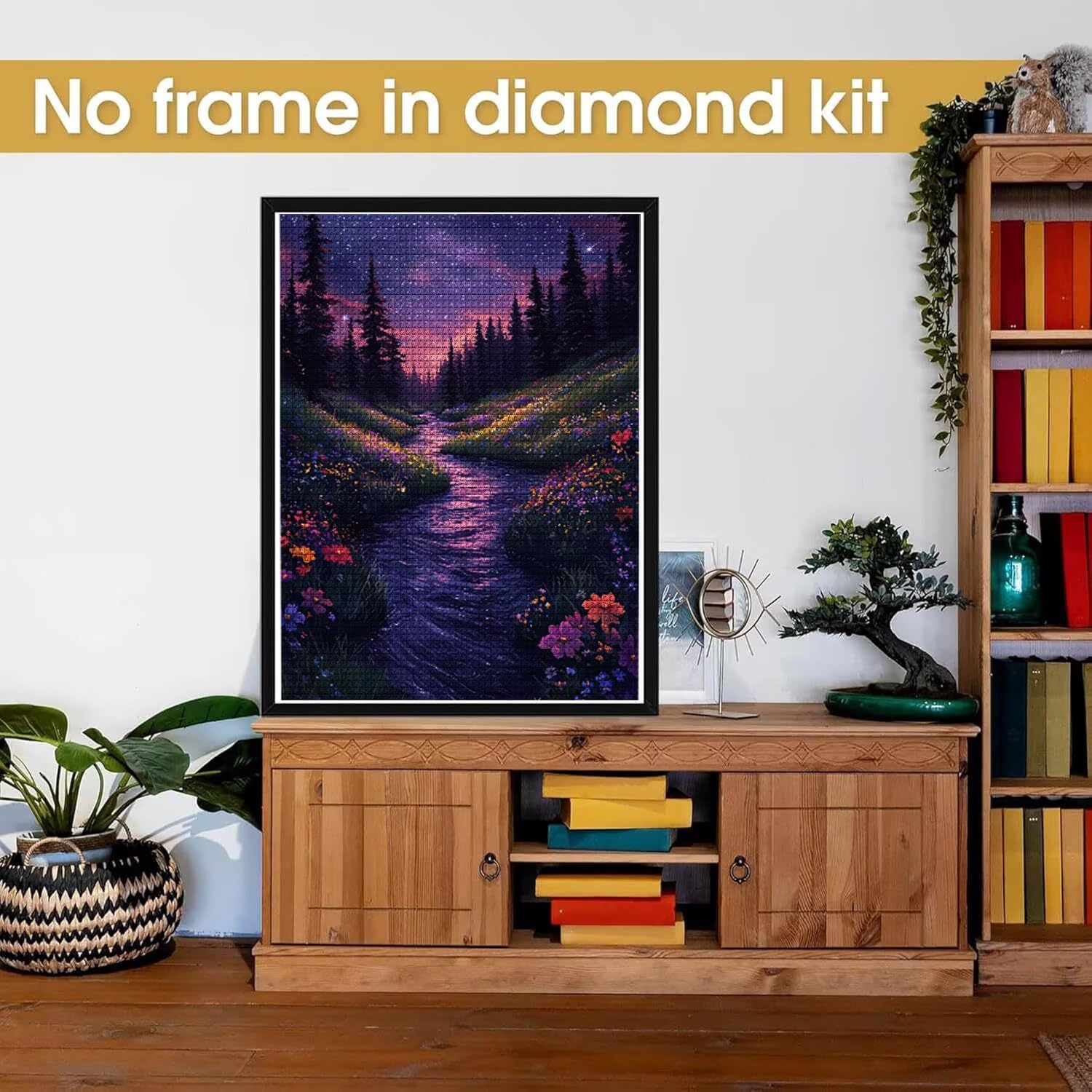 5D Diamond Painting Kit Vista stellare, Pittura Diamante 100x130cm d-885 | Diamond Painting, Pittura Diamante per Adulti e Bambini, Kit DIY Punto Croce per Decorazione Murale la casa - Regalo