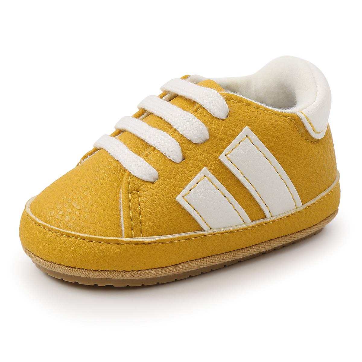 Newborn Baby Boys' Premium Soft Sole Infant Prewalker Toddler Sneaker Shoes