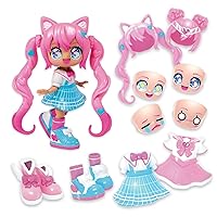 Bambola personalizzabile - BANDAI - Animakii - HEA26352 - Mago e studentessa