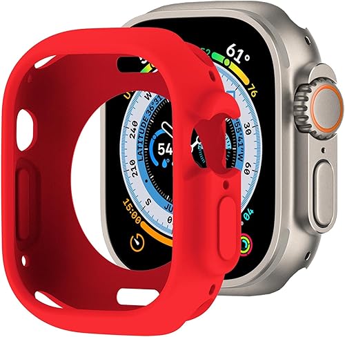 Miniatura 25 de BOTOMALL Funda protectora compatible con Apple Watch de 1.614 pulgadas Series 9, Series 8 Series 7, TPU suave, flexible, delgada, ligera, funda