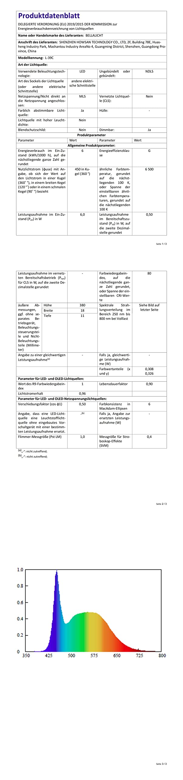Oświetlenie LED do akwarium – lampa RGB (białe światło) z wbudowanym timerem, możliwość ściemniania, 10 poziomów jasności, IP67, wodoszczelna, do zbiorników ryb i roślin, L-39C