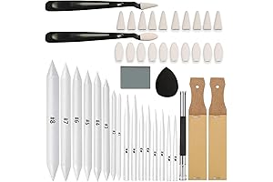 43 Pieces Blending Art Set for Smooth Shading and Blending