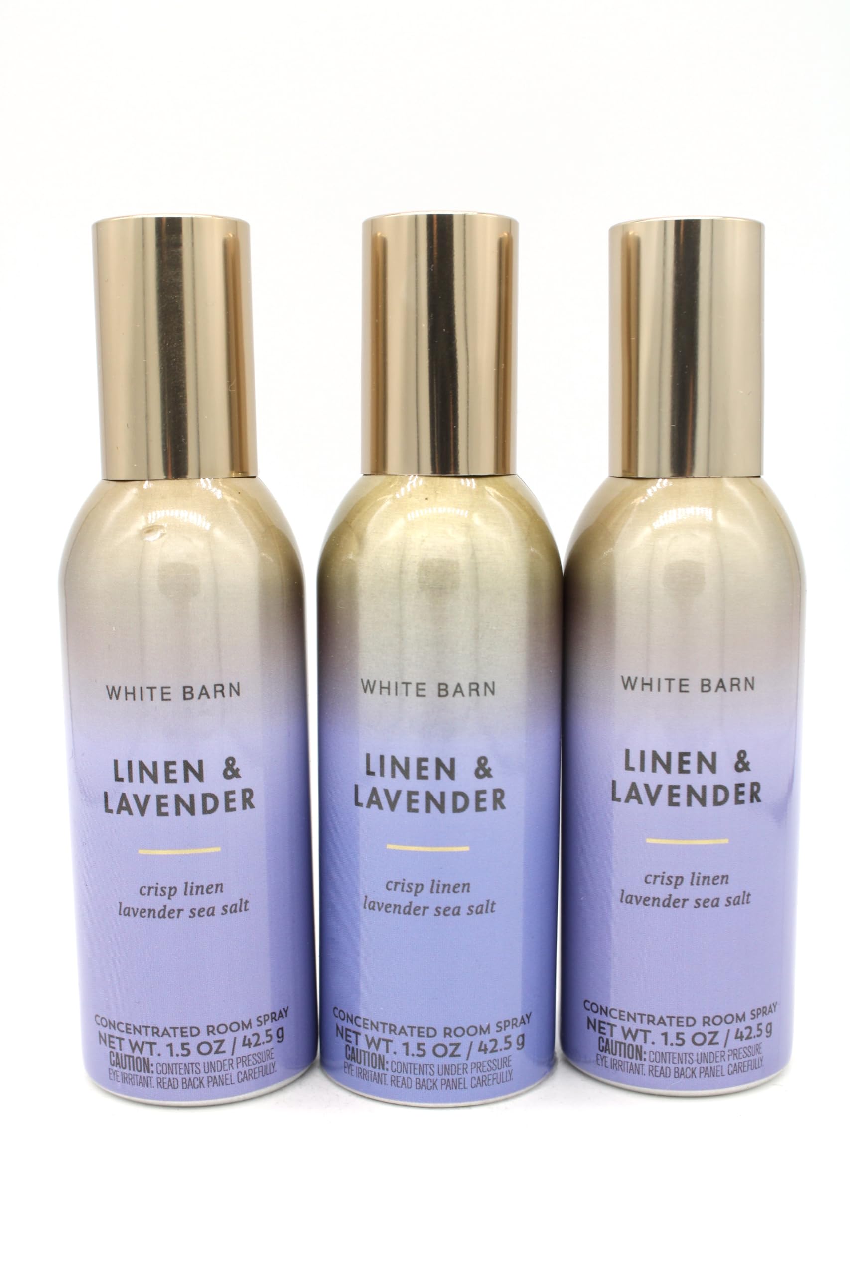 Generic Linen & Lavender, Bath and Body, Concentrated Room Spray, 1.5 oz each, 3 pack, Purple