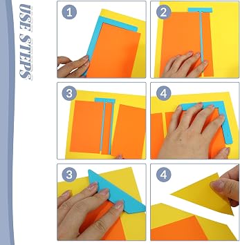 5 Pack Book Binding Tool, Durable Starter Book Binding Kits with TRuler, Corner Miter, Spine Spacer, Divider, Ideal for DIY Enthusiasts Made into Notebook, Calender, Junk Journal