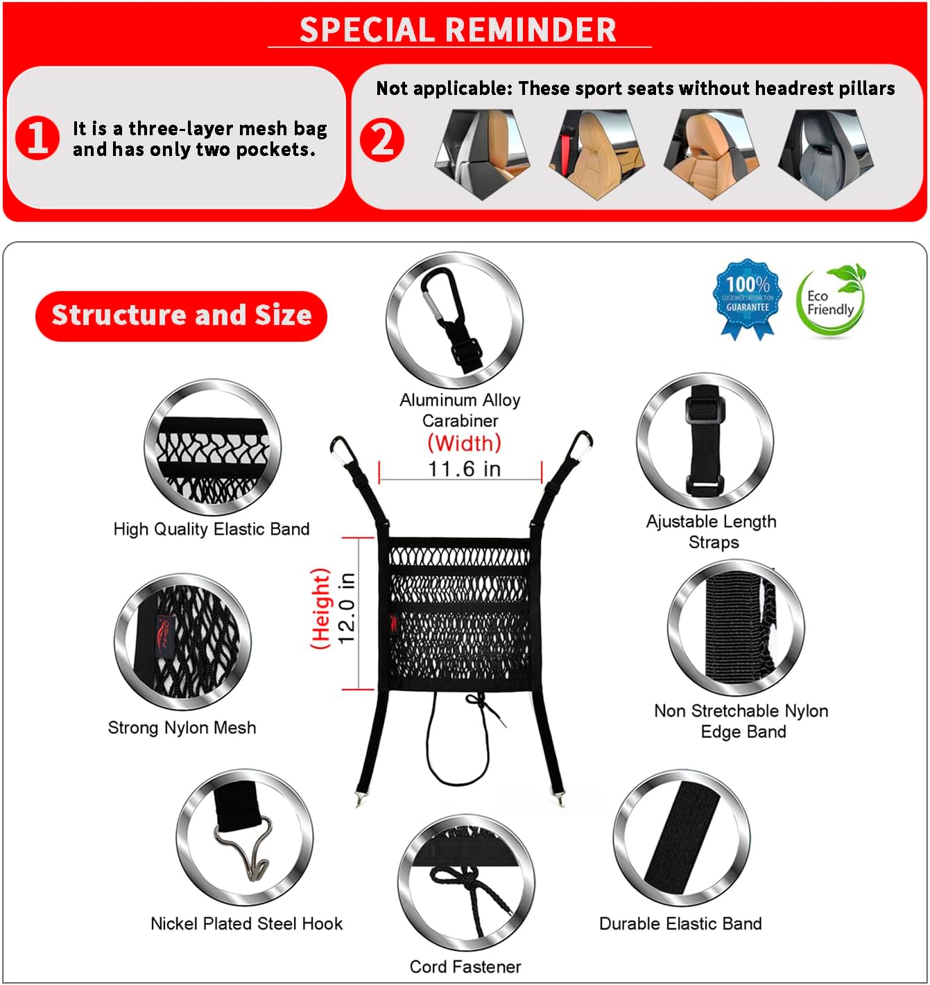 Car Accessories, Organizer Storage Between Front...