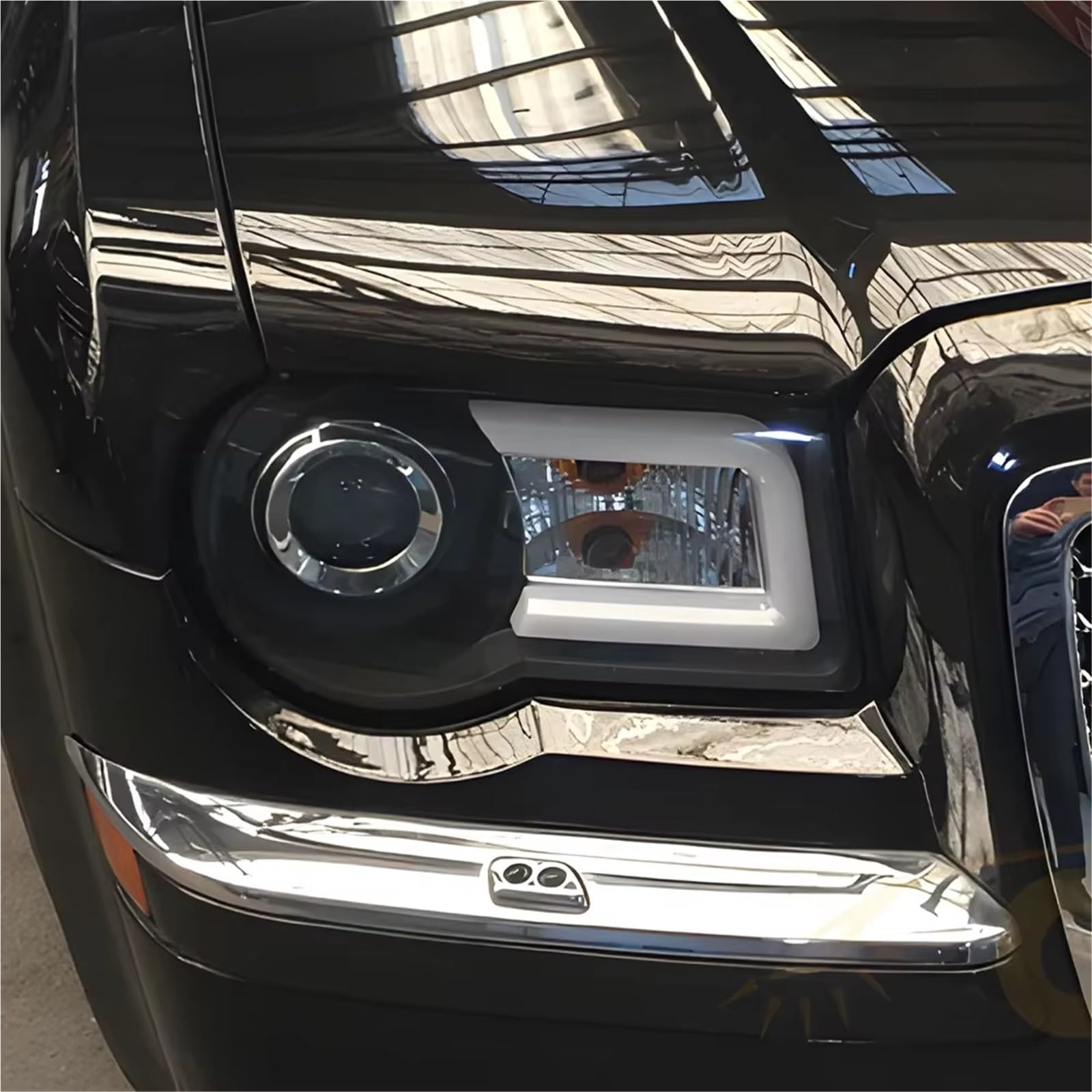 Per Chrysler Per 300C 2005-2010 Conjunto Faro Delantero | Fari anteriori Gruppo fari per auto Aggiornamento Accessori per strumenti per lenti per proiettori