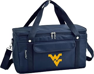 West Virgina University Mountaineers 42 Can Capacity Semi Rigid Collapsible Leakproof Cooler- Designed & Quality Approved in The USA