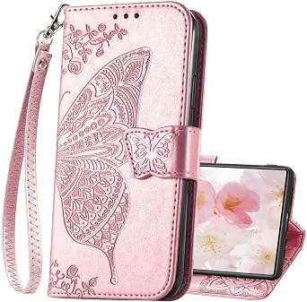 for Samsung Galaxy S25 Ultra Case Wallet,Rose Gold